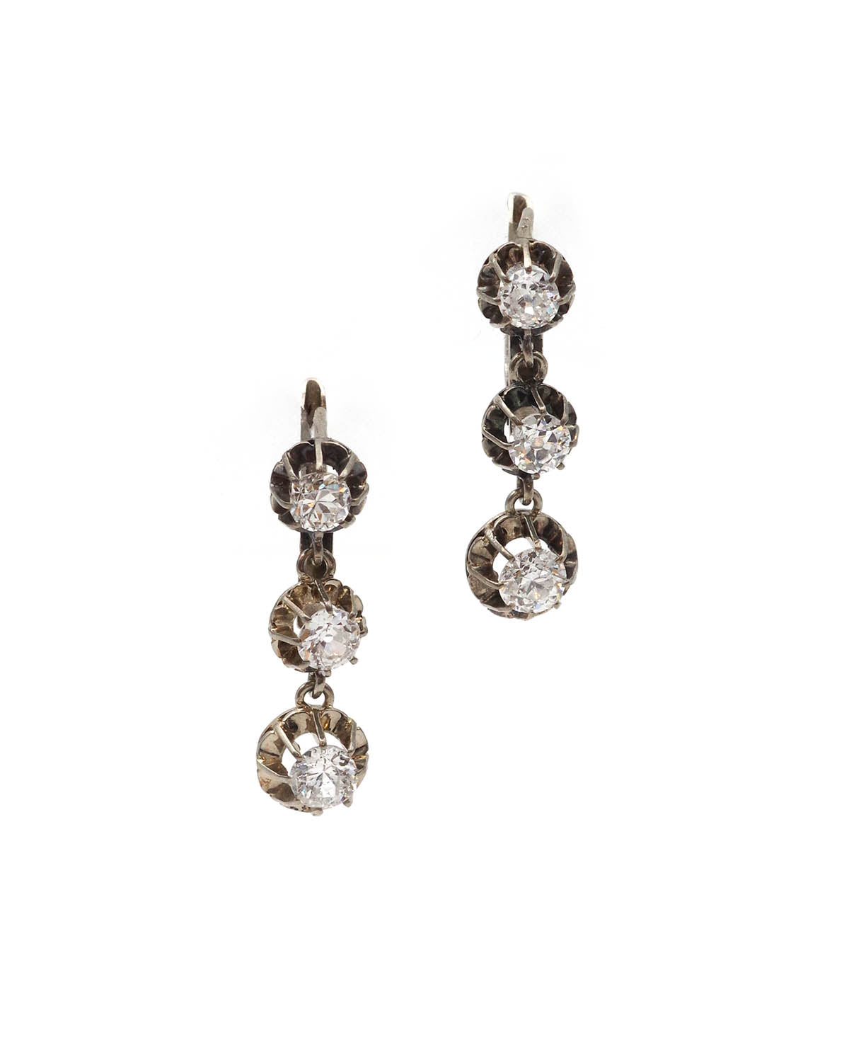 dormeuses diamants en or