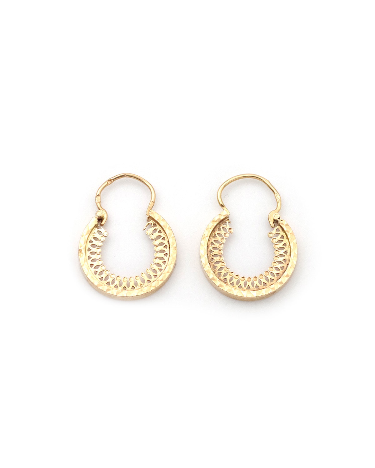 Boucles d'oreille en or