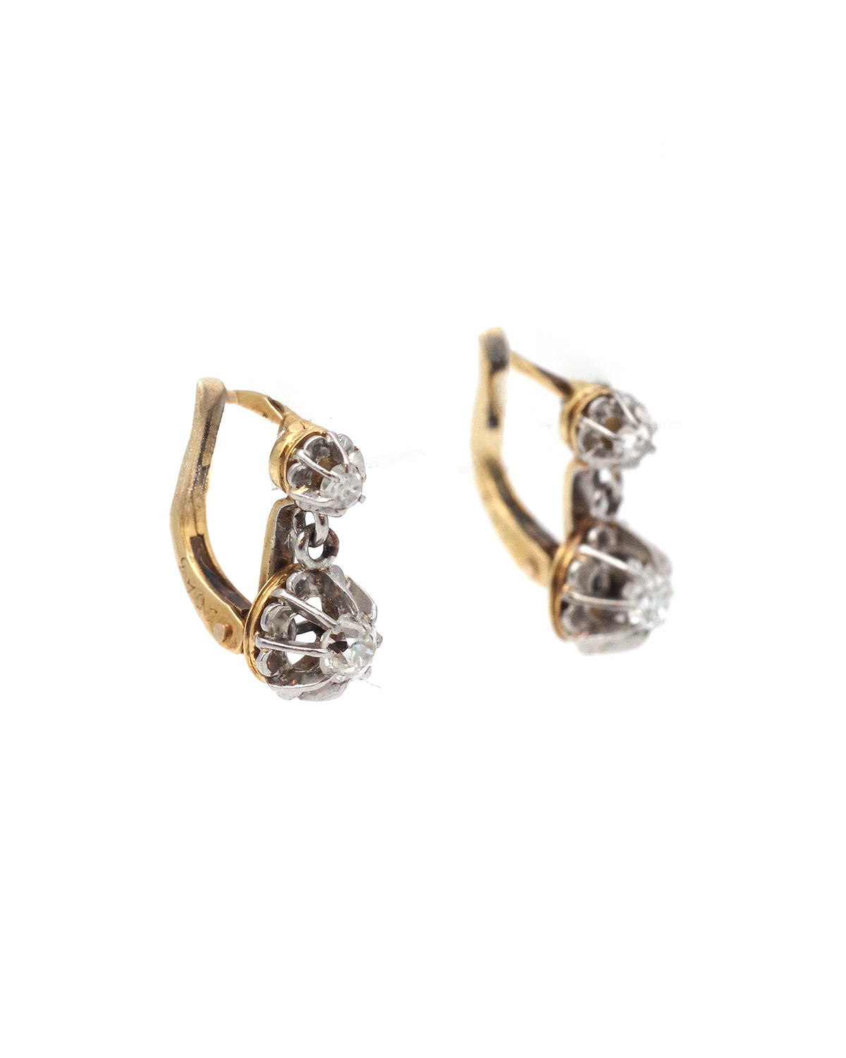 dormeuses diamants en or