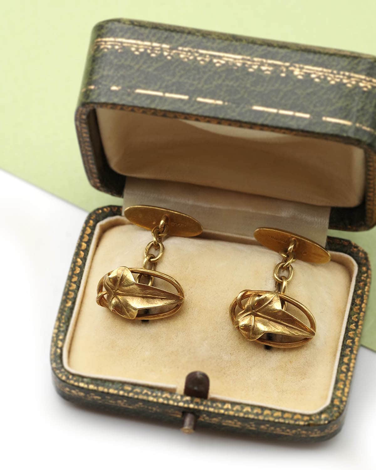 Edouard Arnould cufflinks in gold