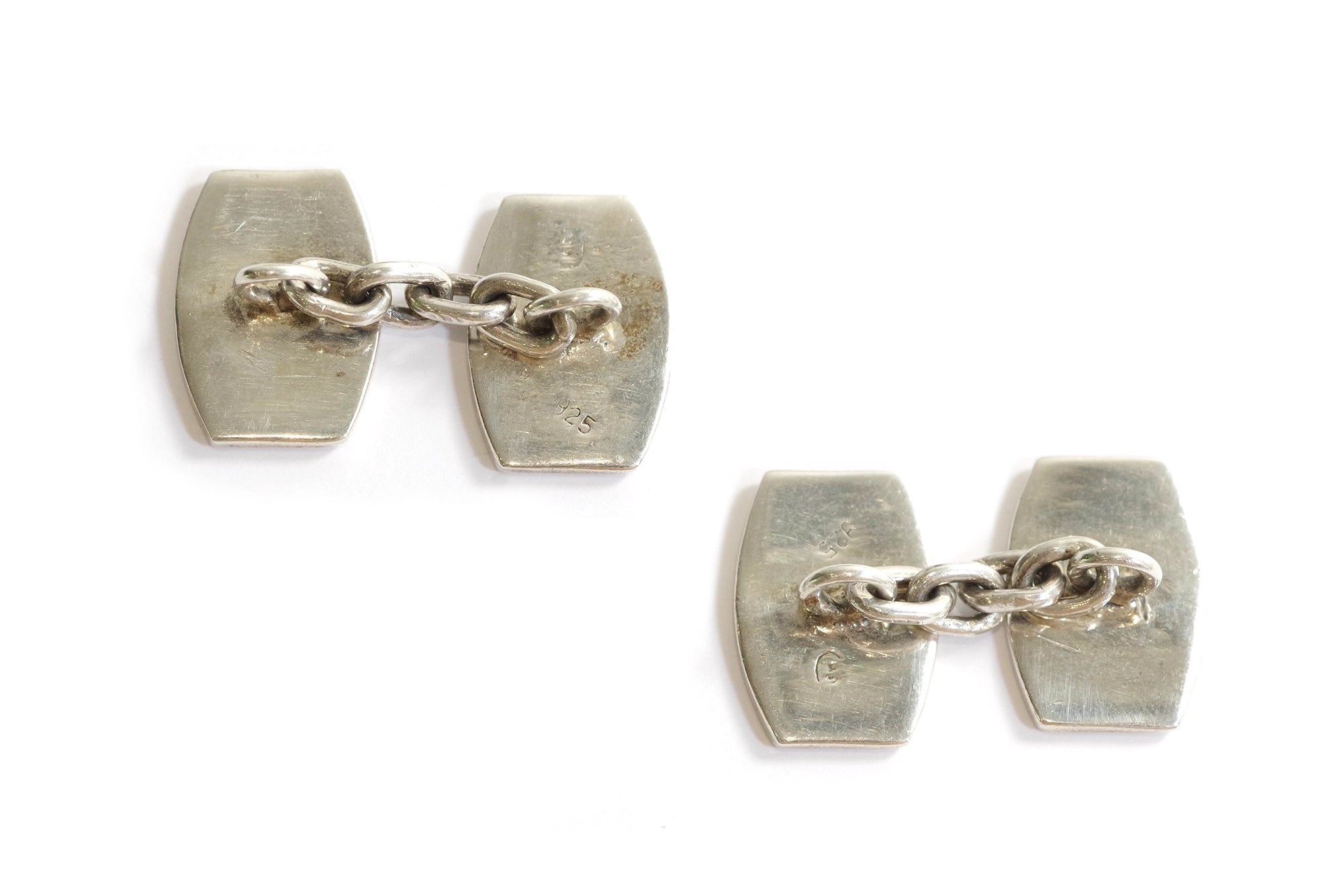 silver cufflinks