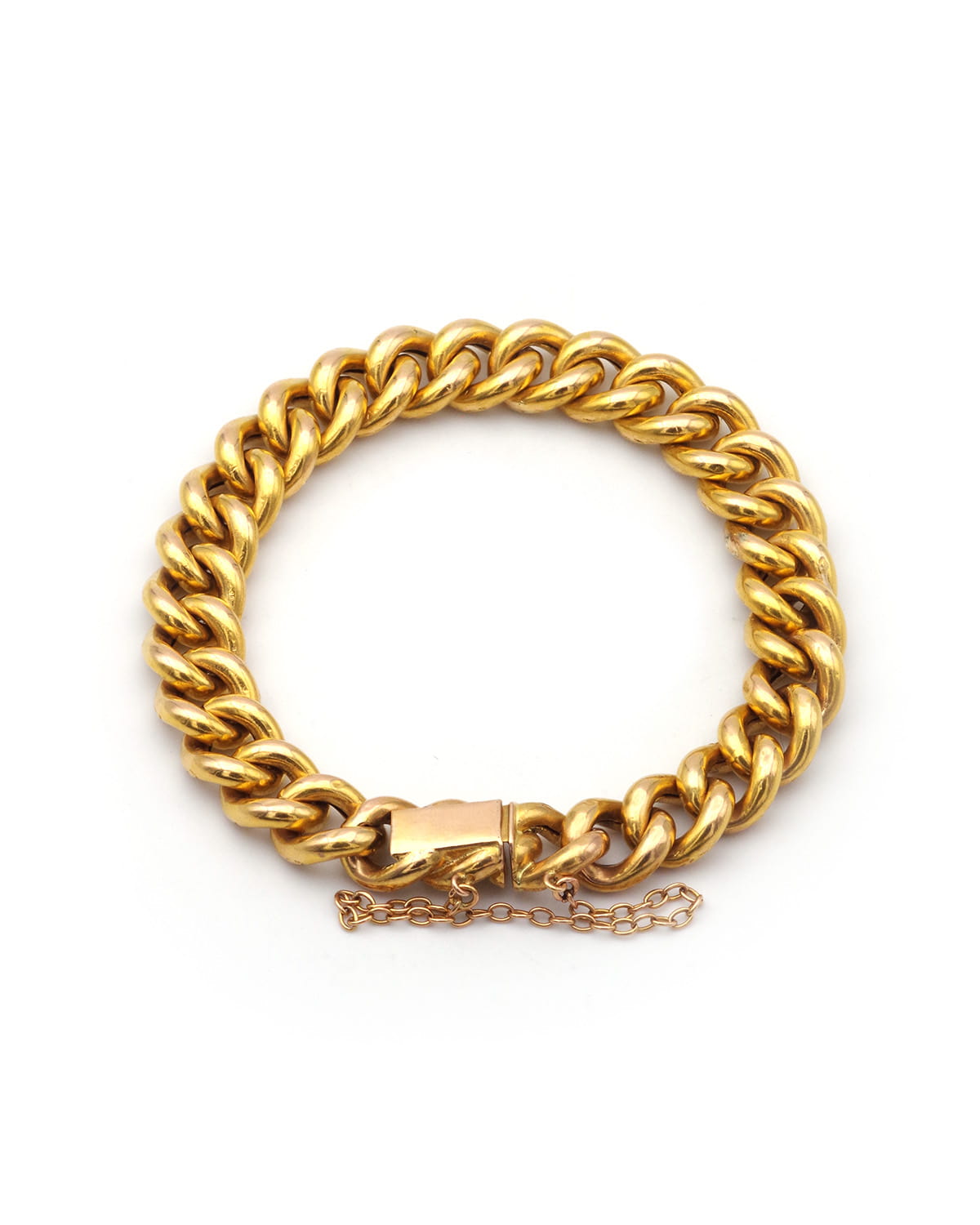 Bracelet en or maille gourmette