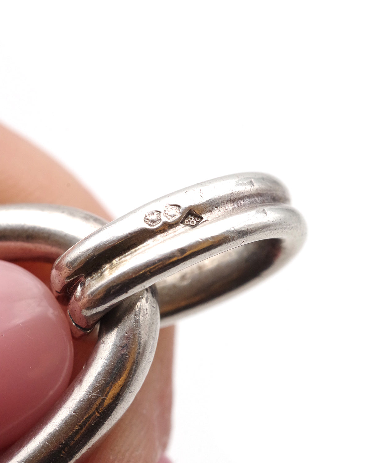 Modernist silver bracelet 
