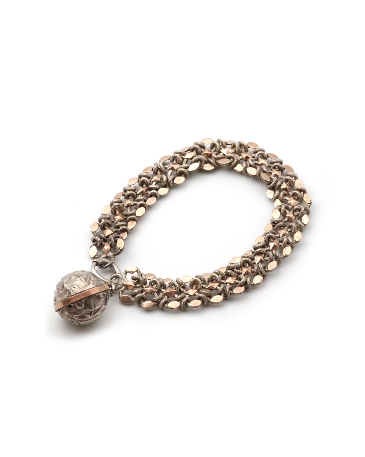 Bracelet argent et vermeil 