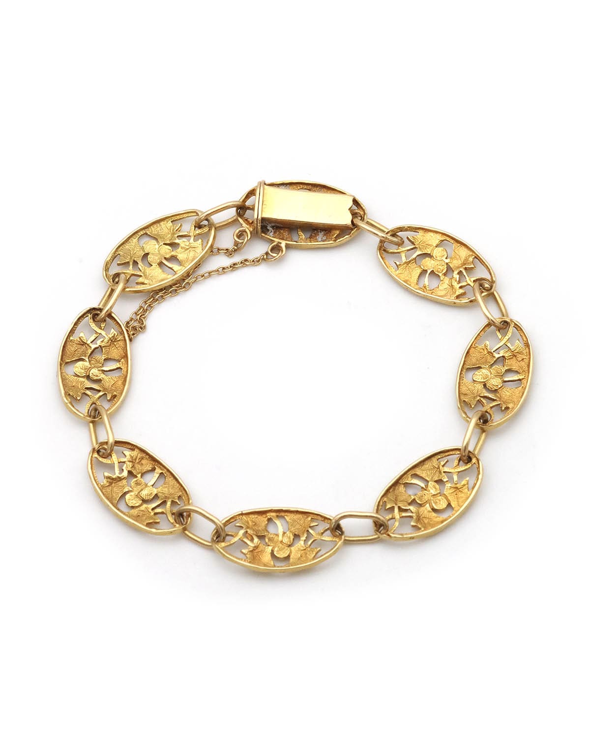 Art nouveau gold bracelet