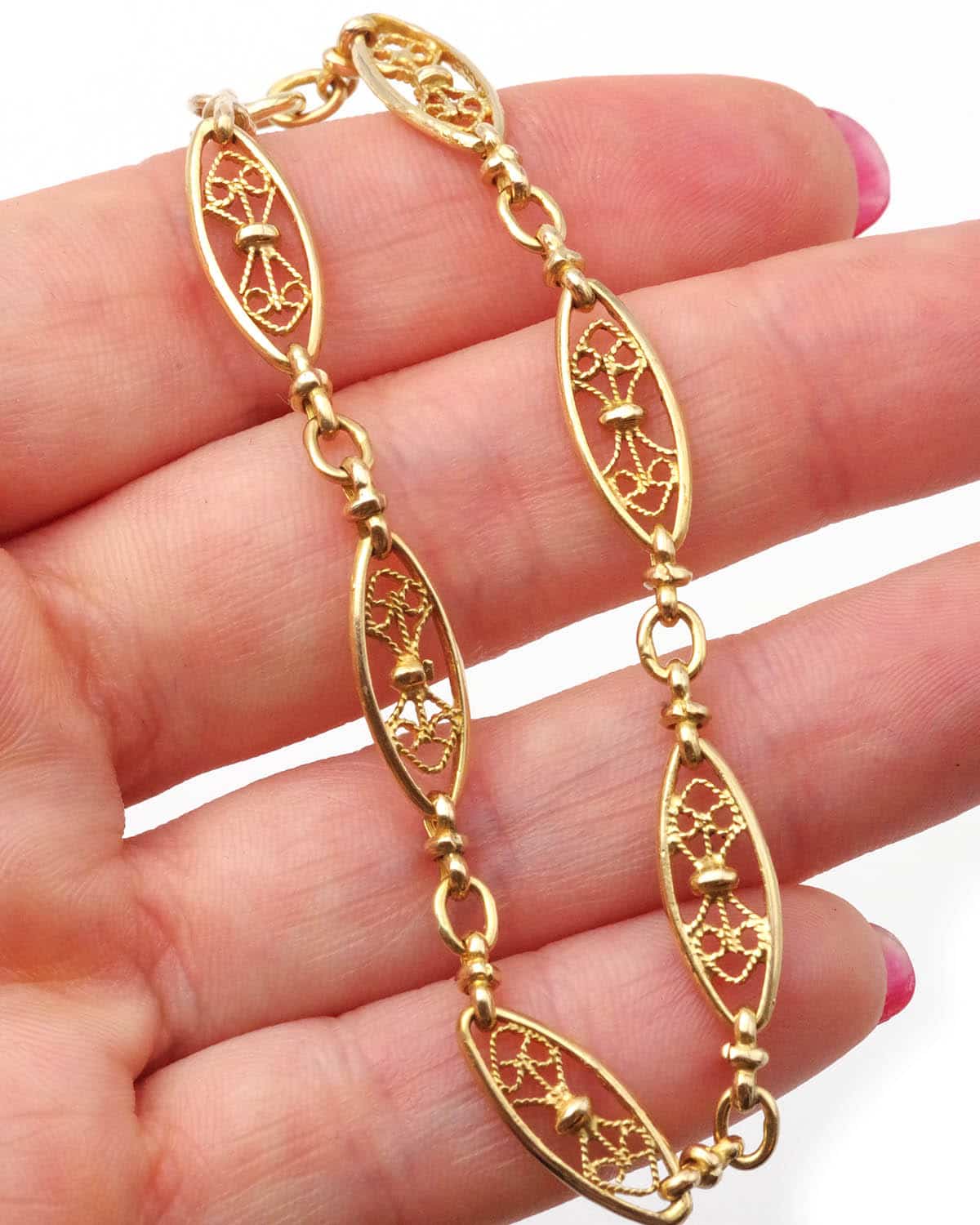 Bracelet filigrane 1900