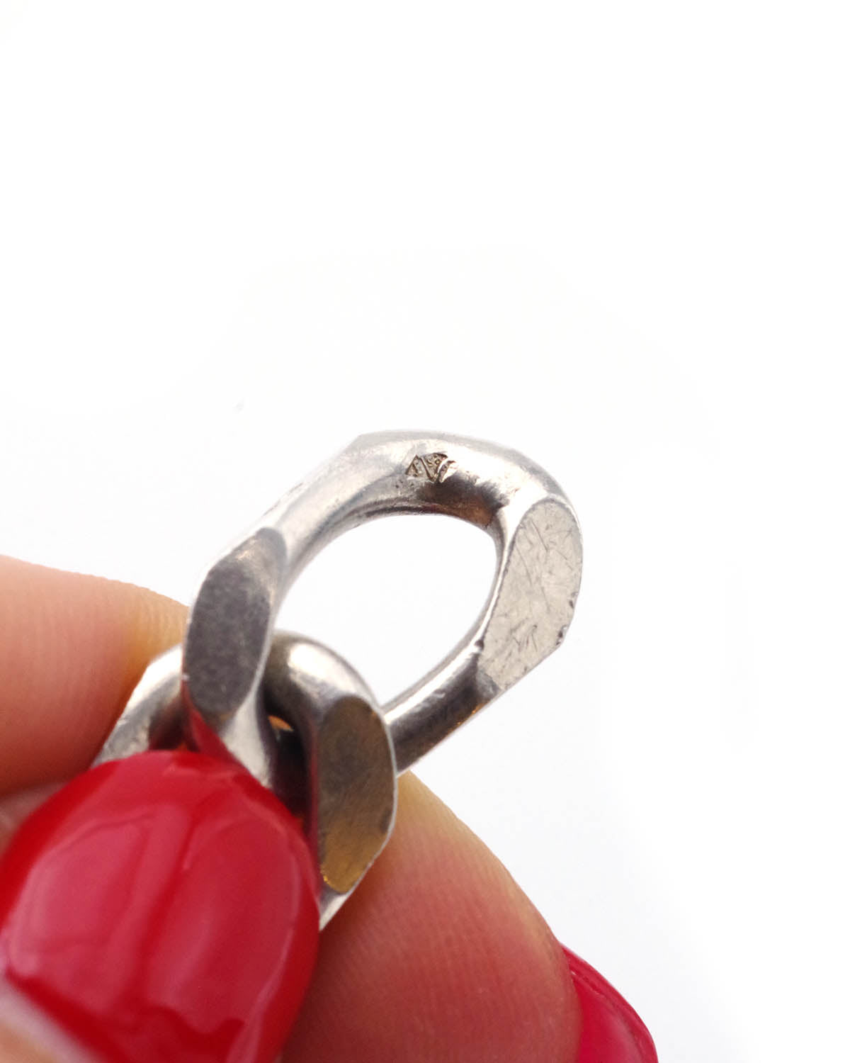 Silver men bracelet 