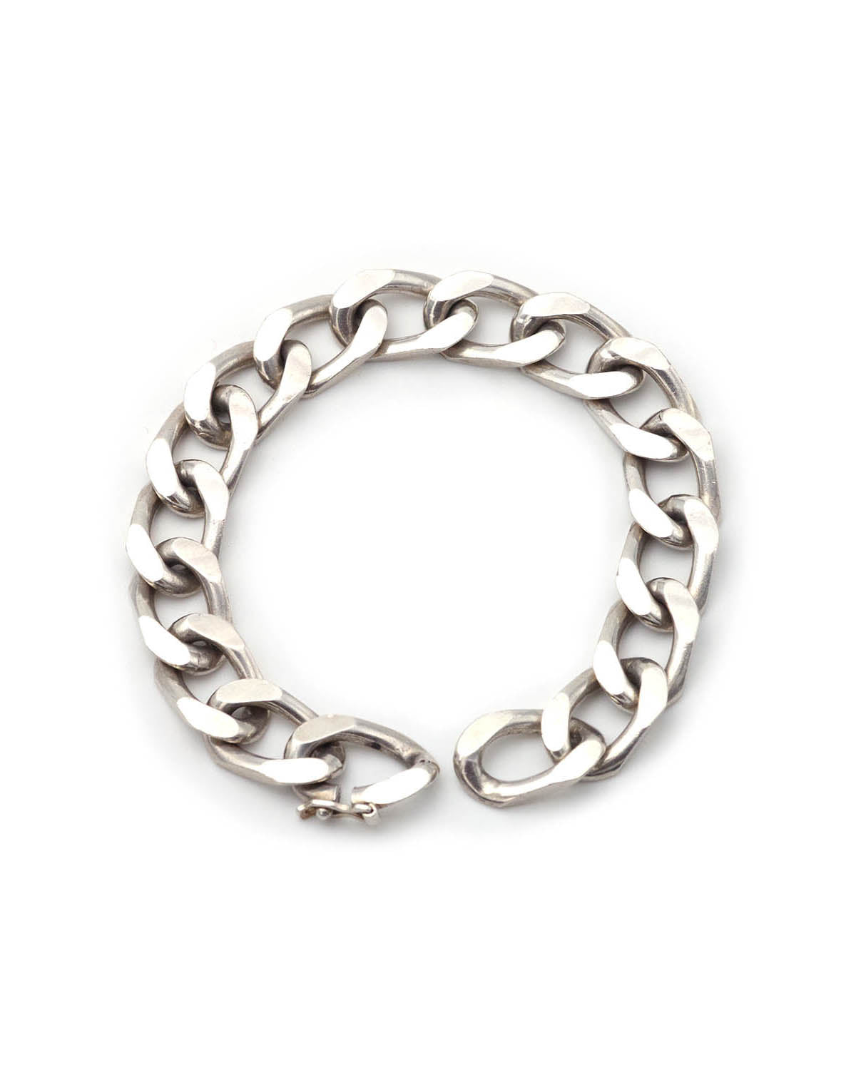bracelet gourmette homme en argent