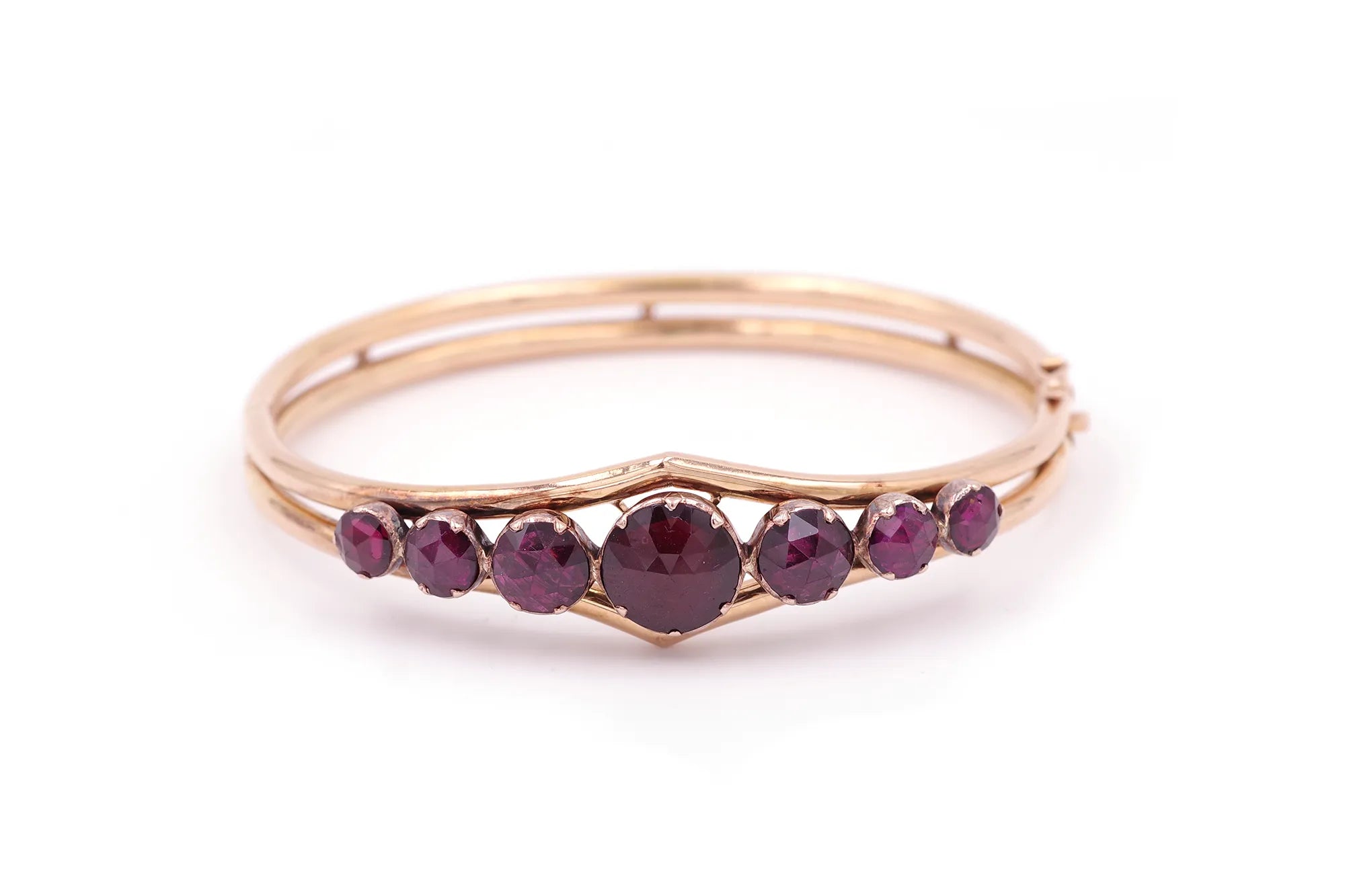 Antique Perpignan garnet bracelet