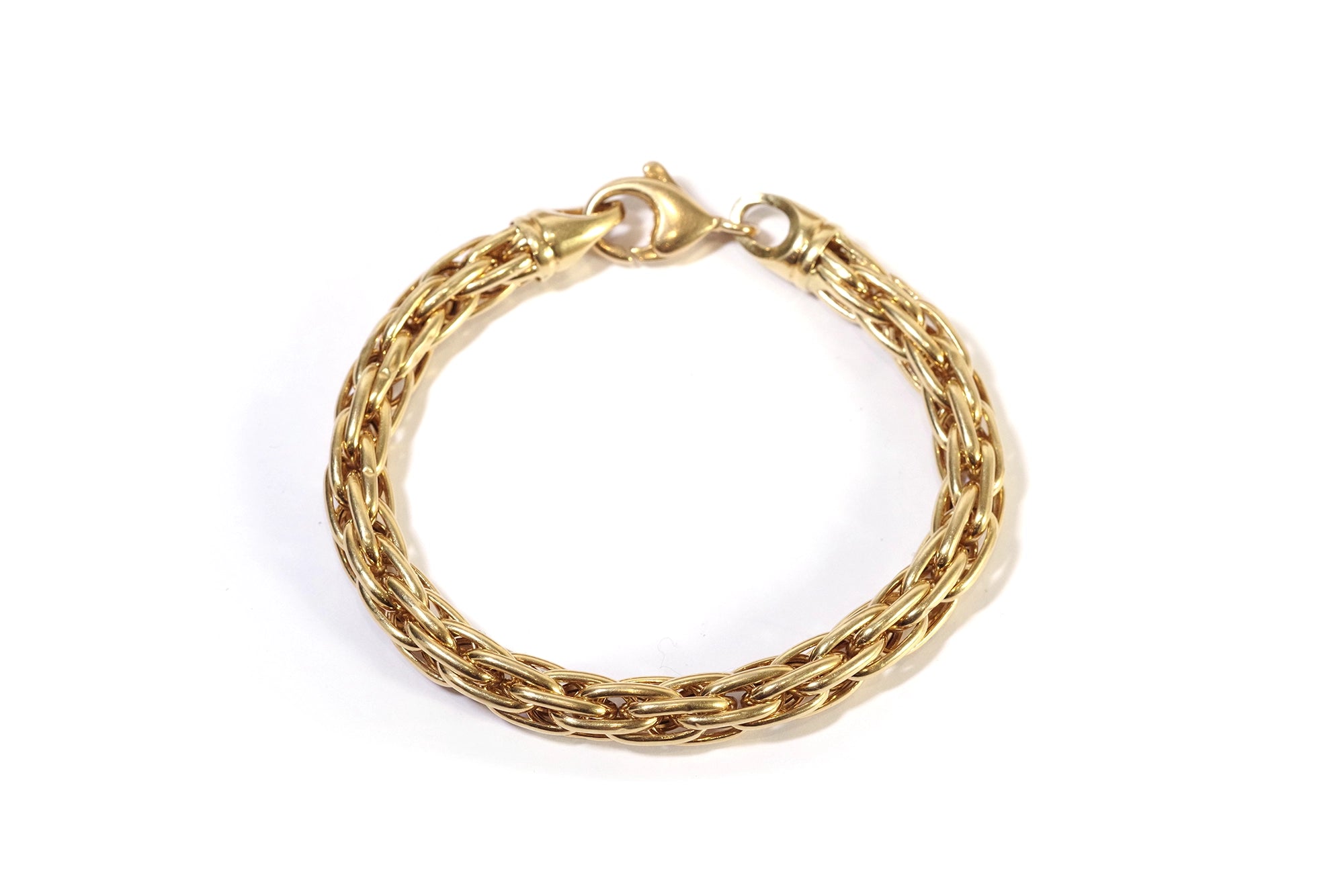 Bracelet vintage maille palmier