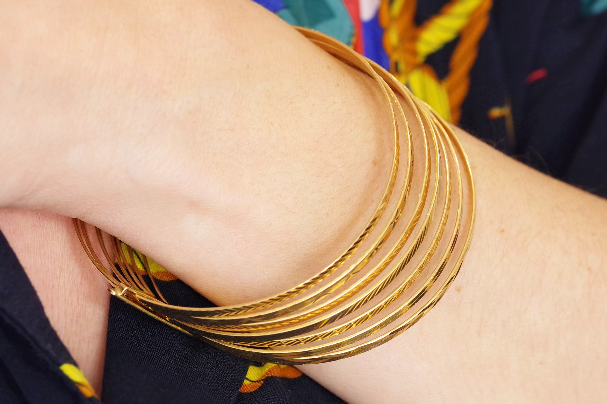 gold semainier bracelet in gold