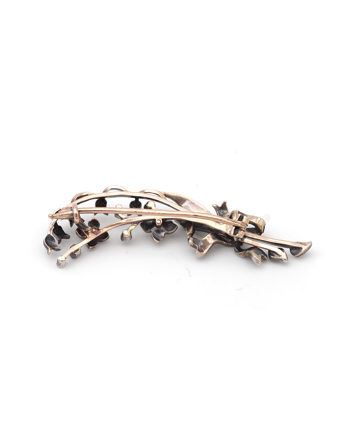 diamond lily of the valley brooch
