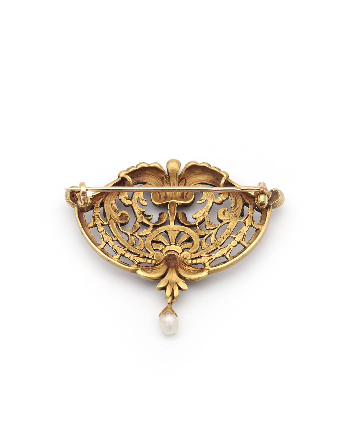 broche ancienne en or
