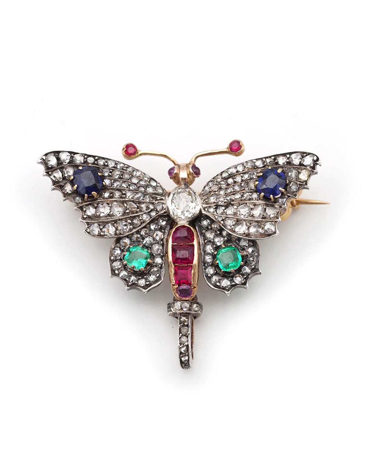 broche papillon ancienne