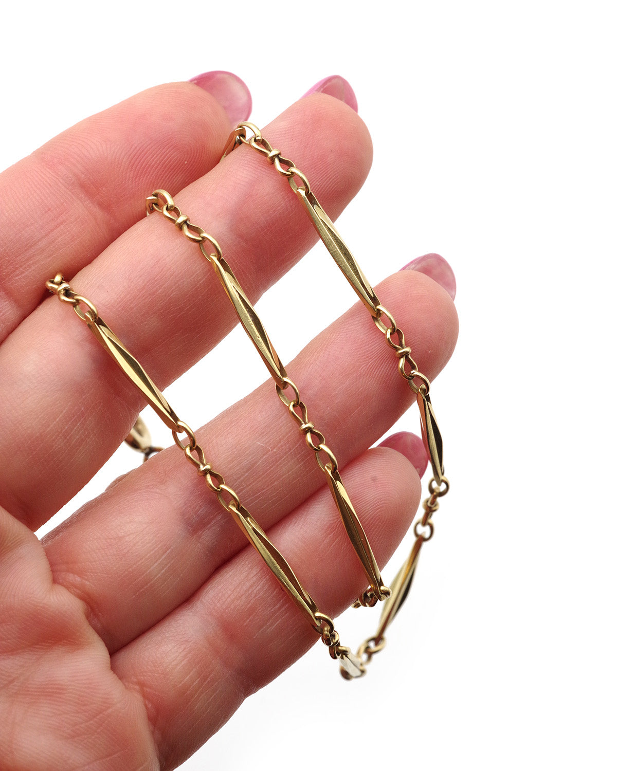 Watch chain in gold