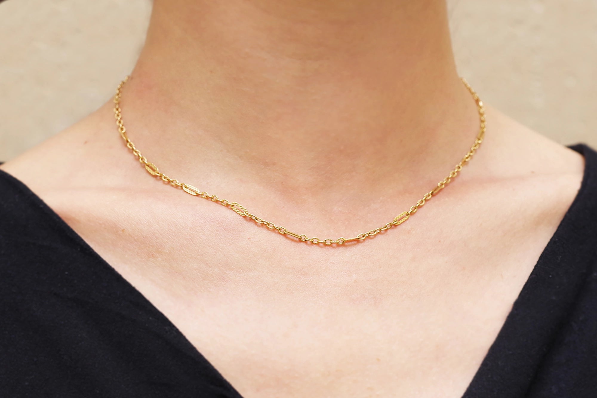 antique gold chain