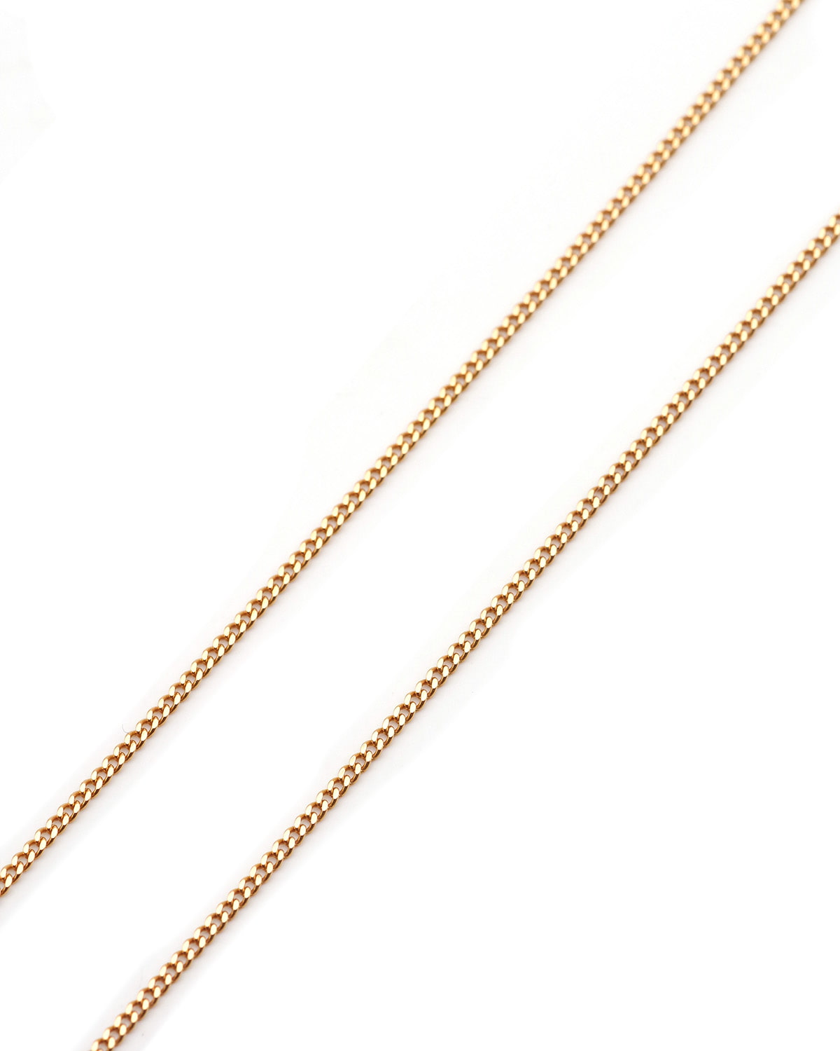 Curb chain in gold