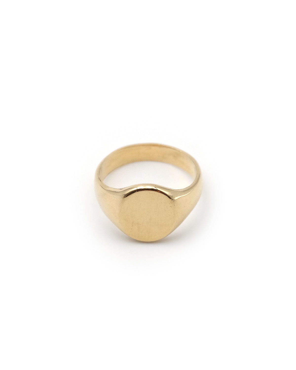 bague chevaliere non gravée 