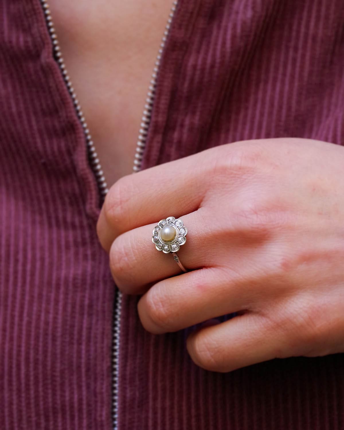 Edwardian pearl ring