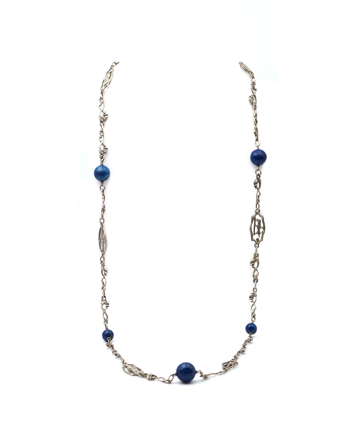 Renaissance revival long necklace