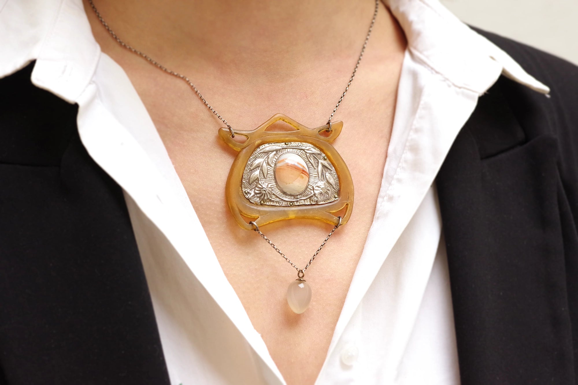 Collier ancien Art Nouveau