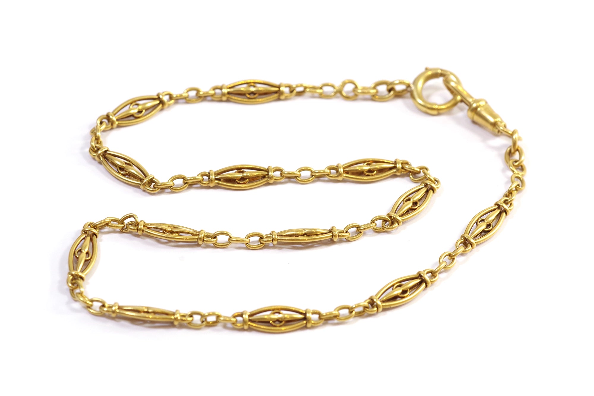 gold watch chain necklace