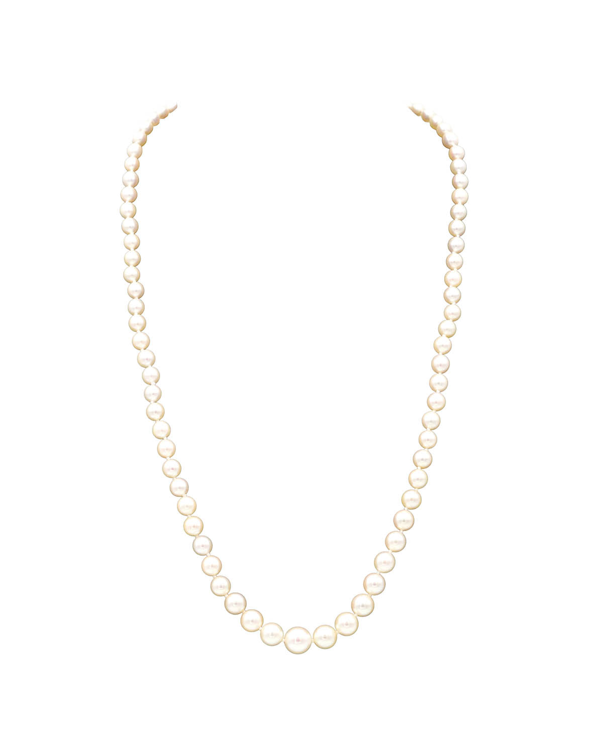 Collier vintage perles de culture