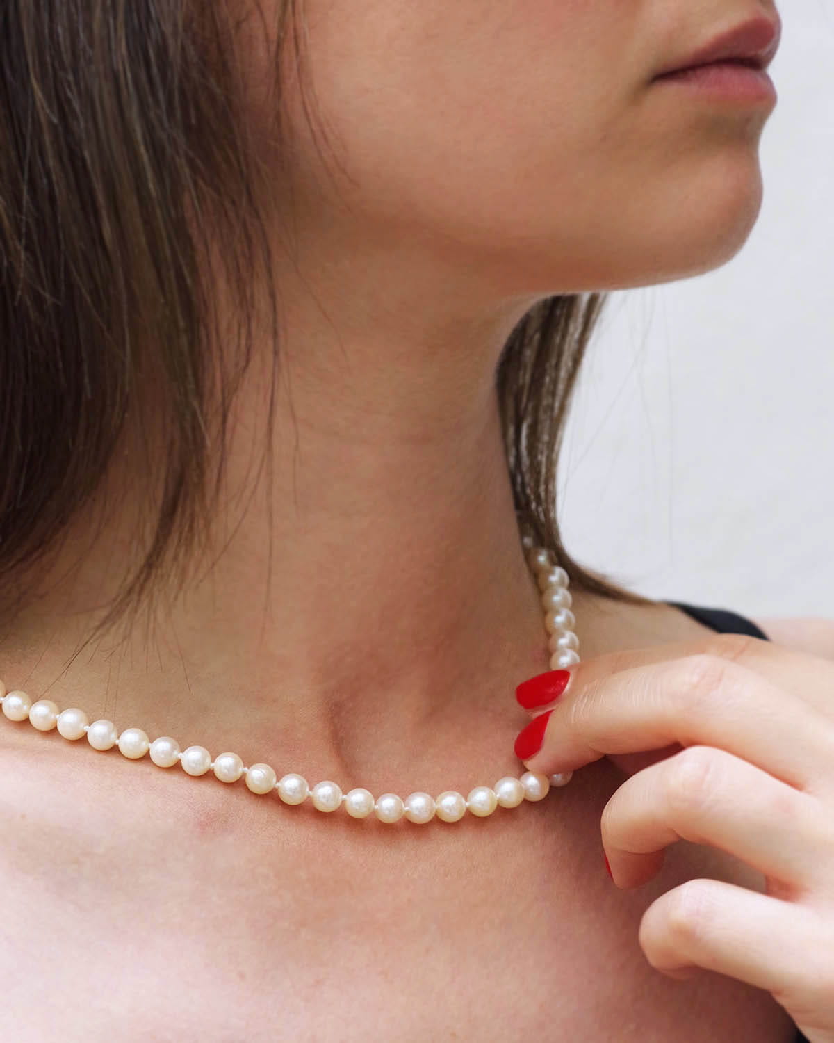 Vintage cultured pearl necklace