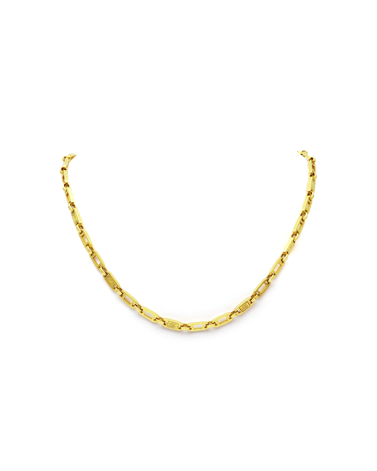 Collier chaine vintage en or 