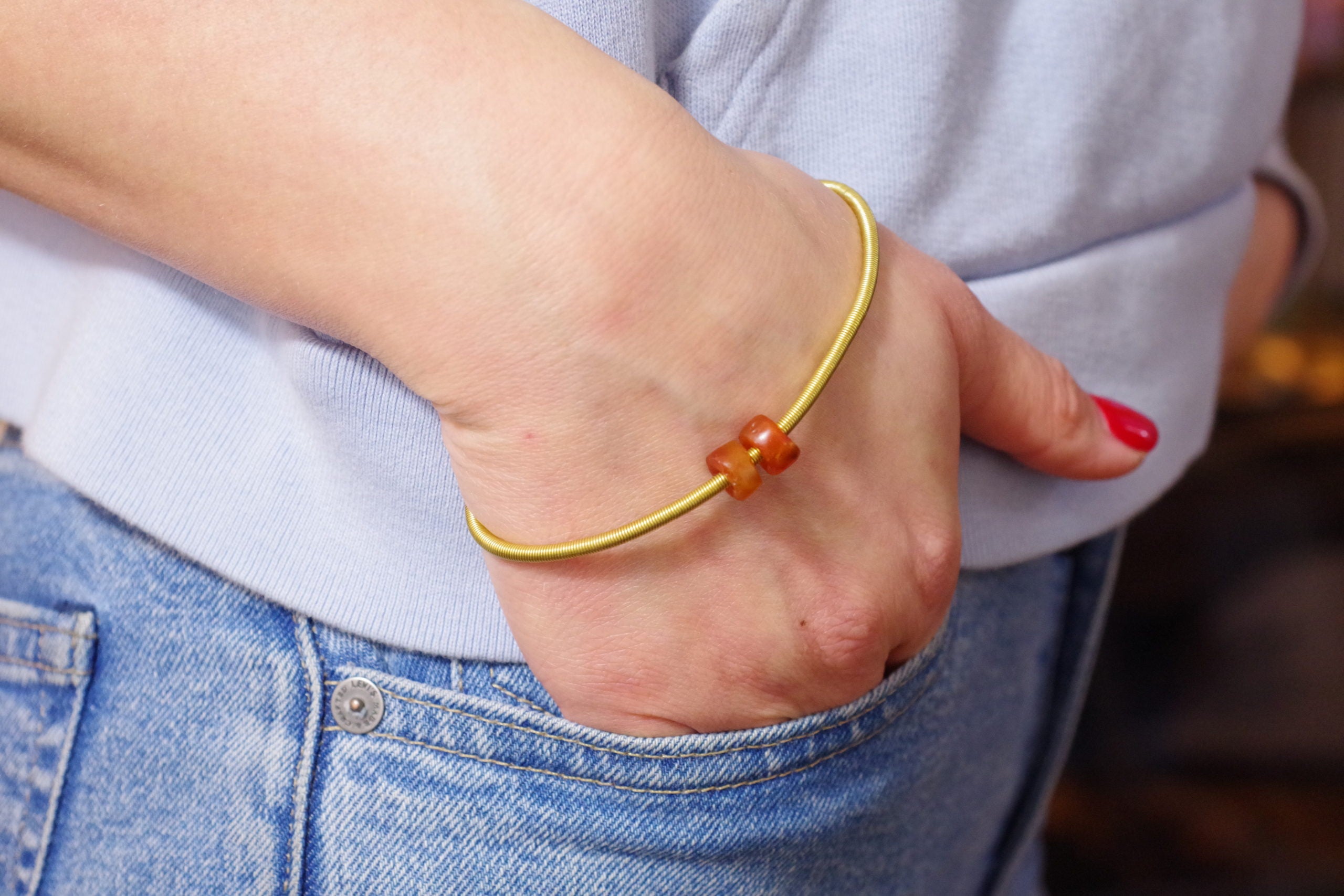 cornelian gold bracelet tutsi rwanda