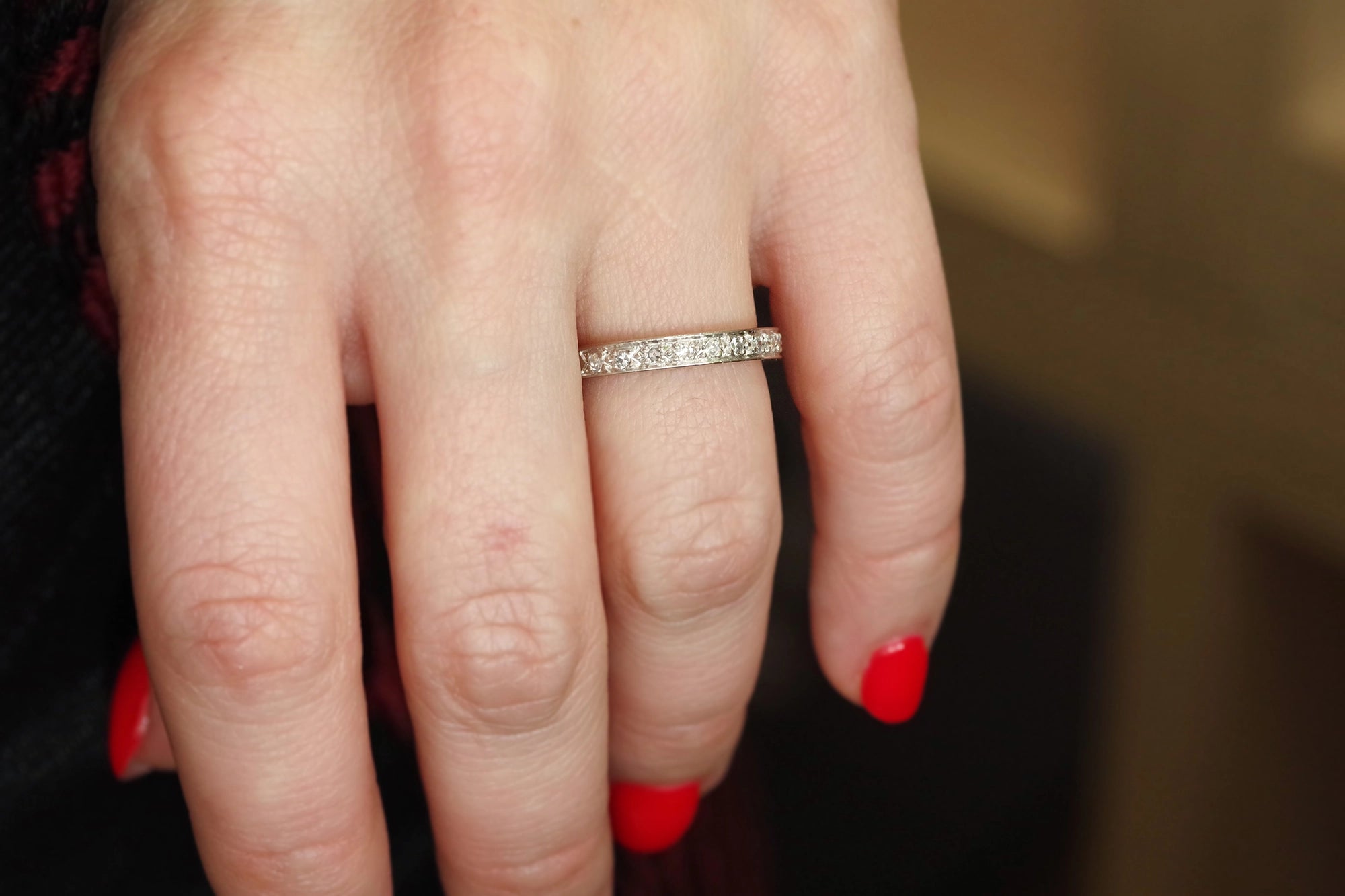 Diamond eternity ring