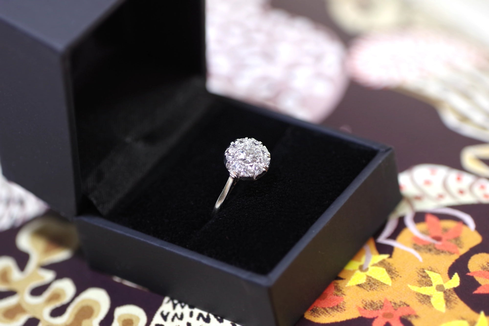 round shape diamond ring