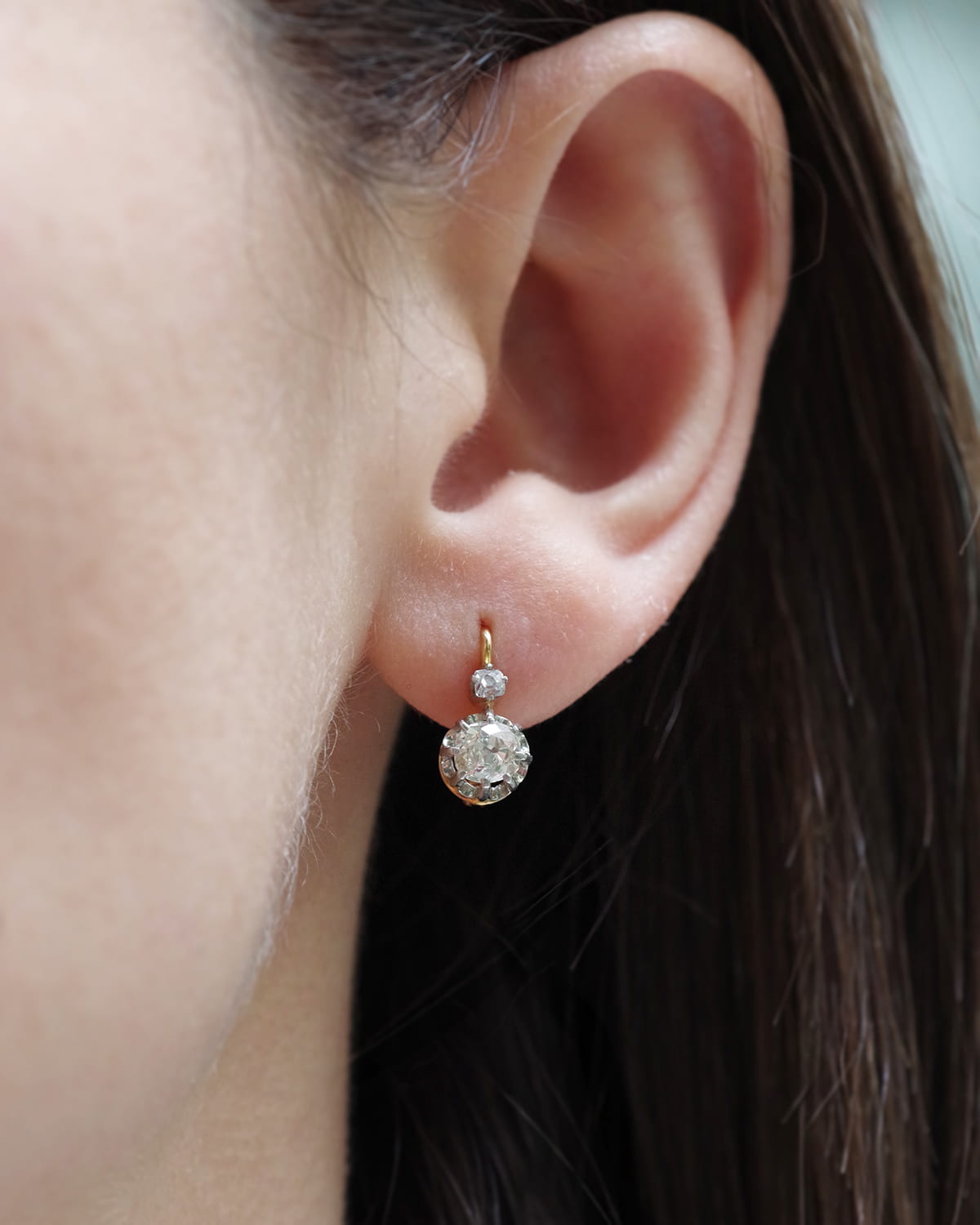 Dormeuses diamants 0.90 ct