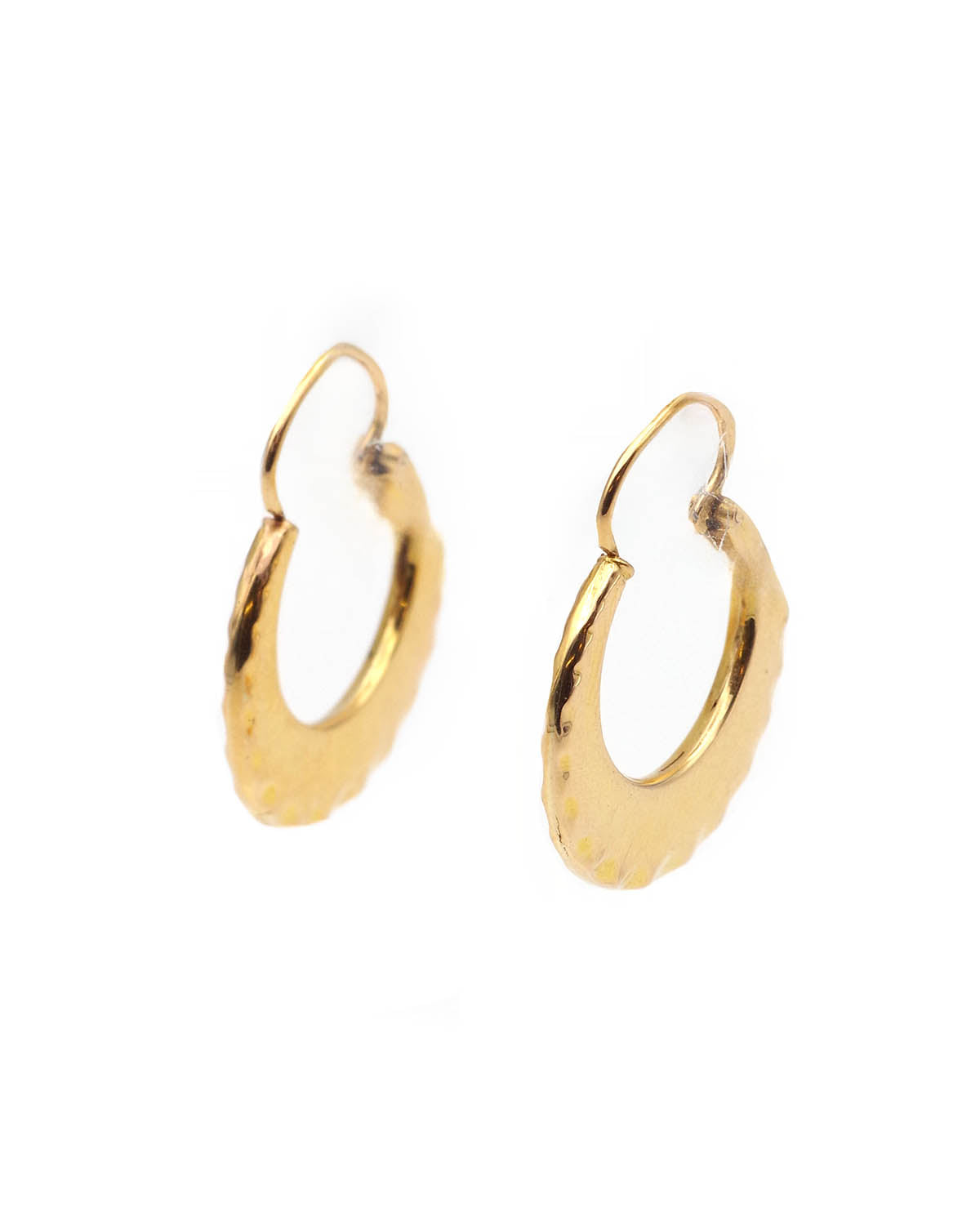 French vintage hoop earrings