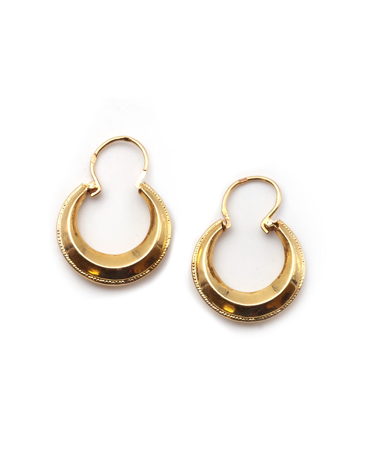 Boucles oreille anciennes en or