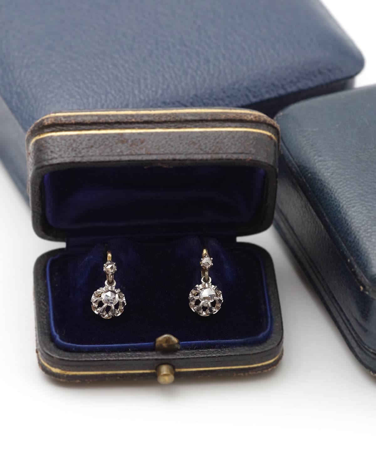 Edwardian diamond 0.20 ct earrings
