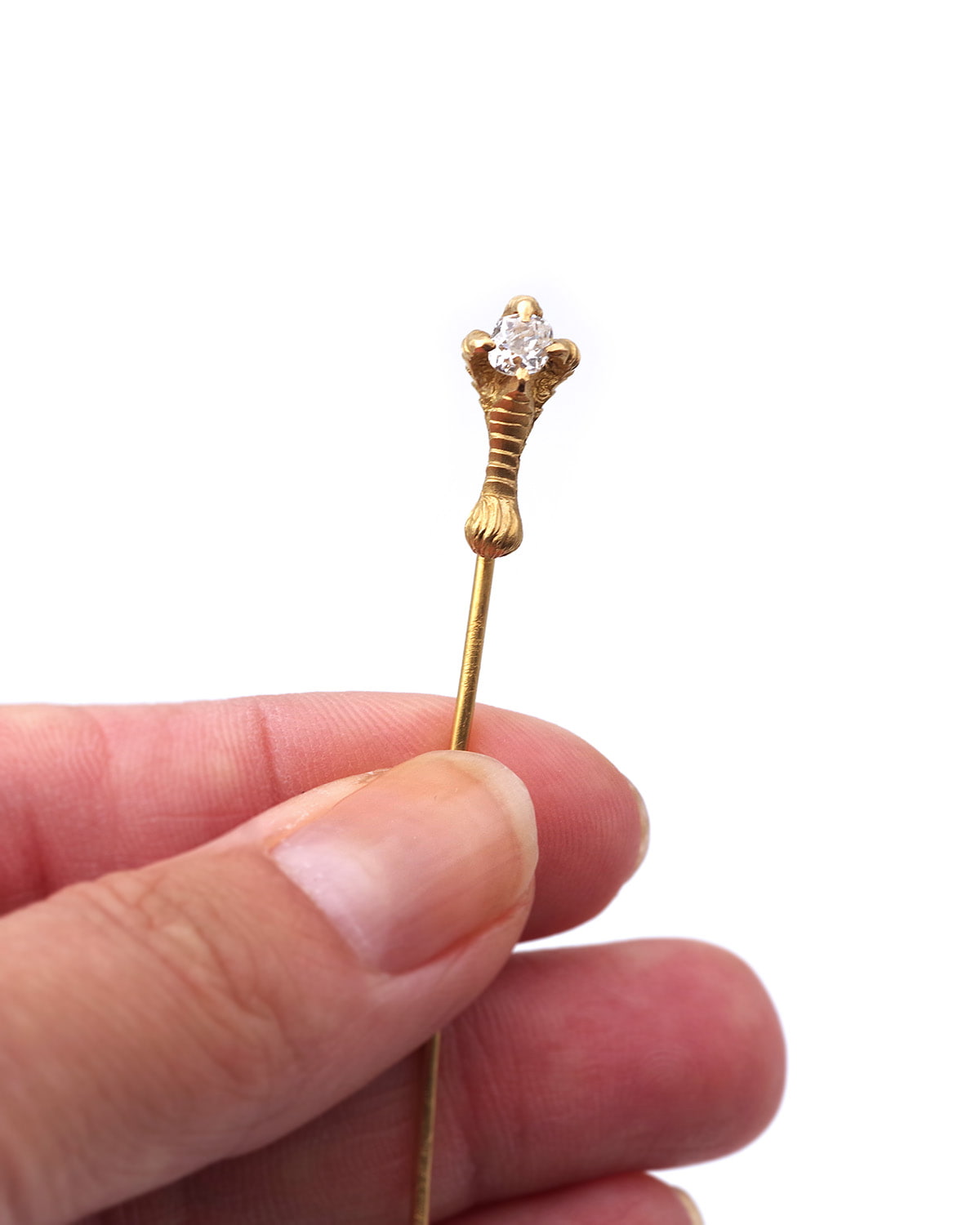 Antique eagle tie pin