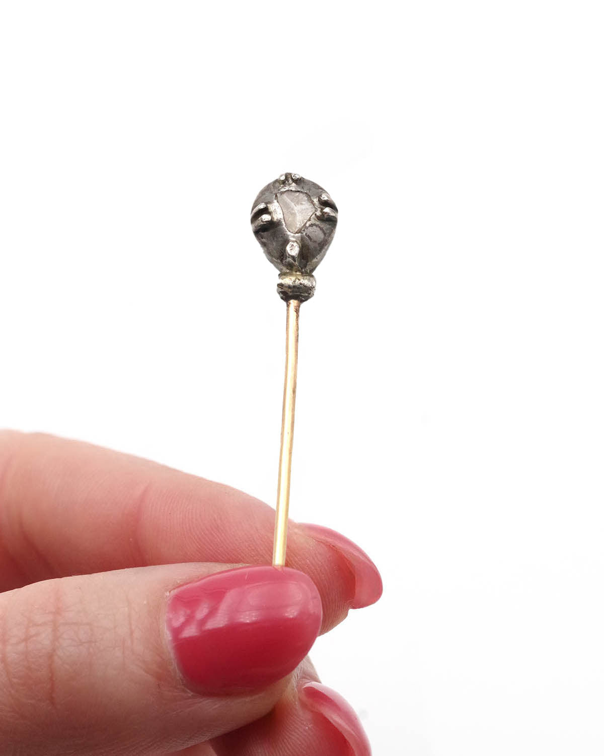 Epingle ancienne diamant en or
