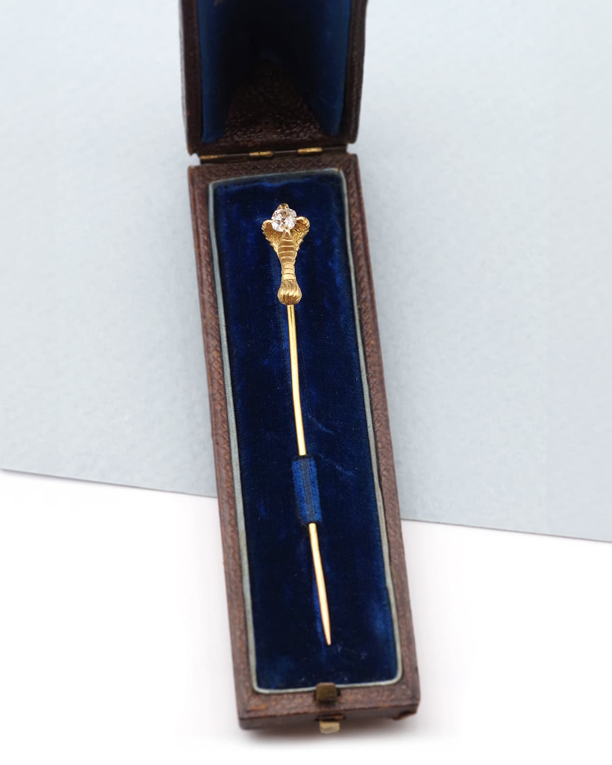 Edwardian eagle talon diamond pin