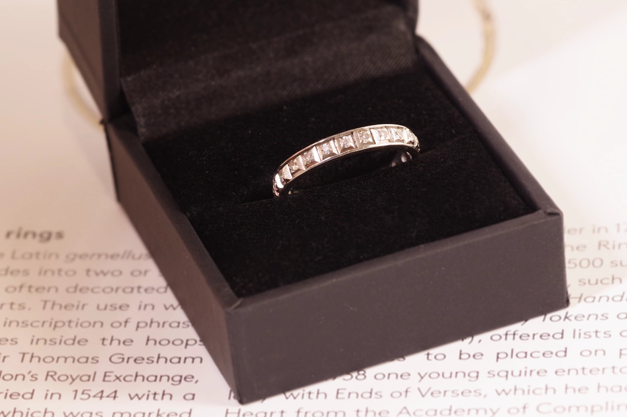 Antique eternity ring