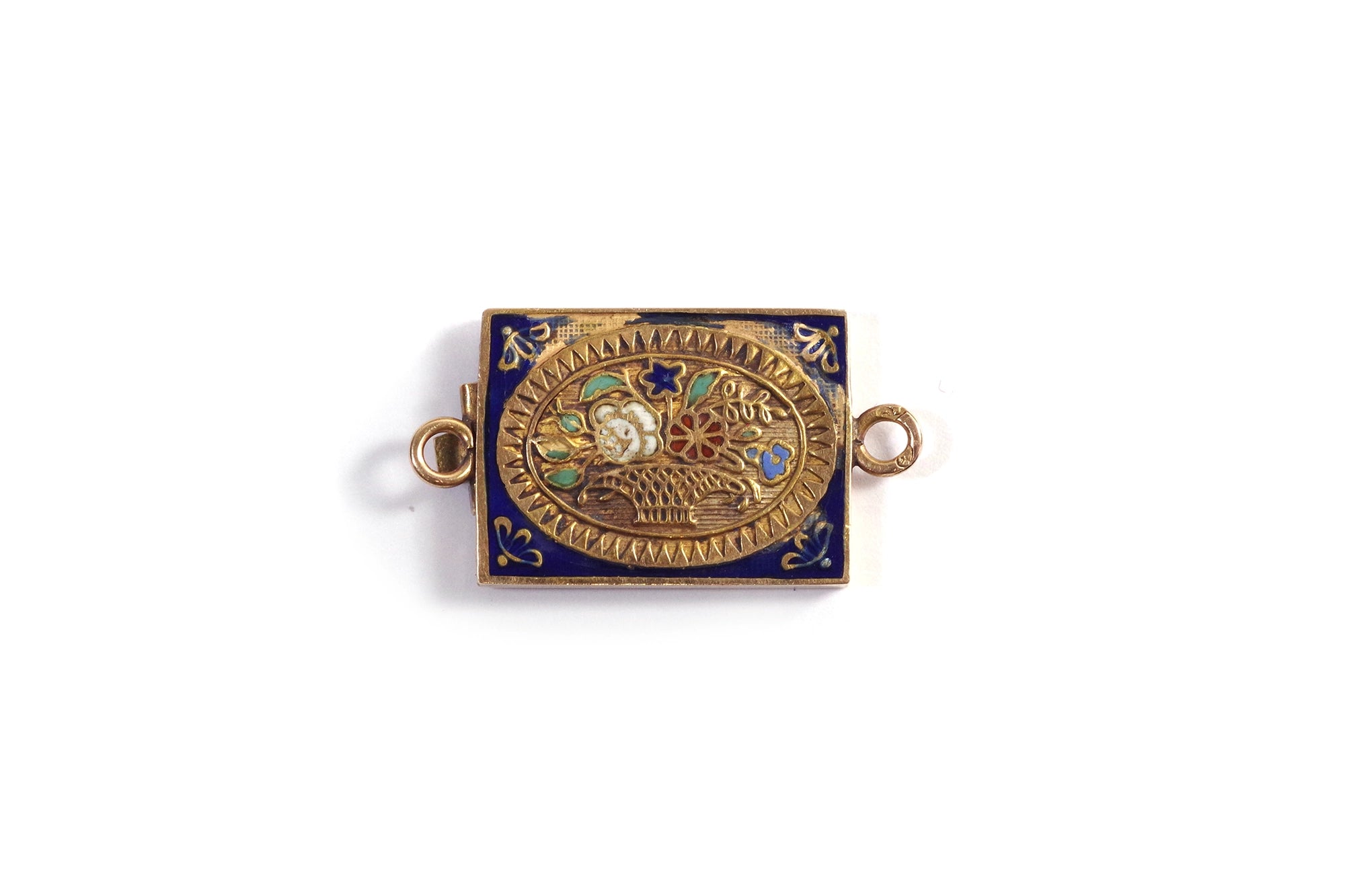 pendentif fermoir ancien en or