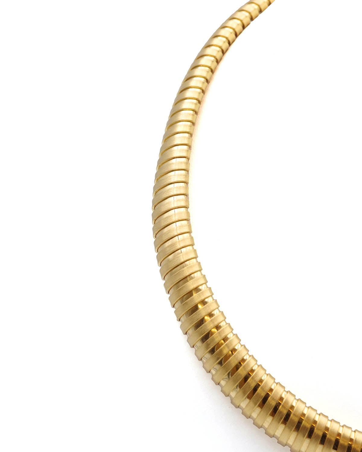 gold flexible necklace 