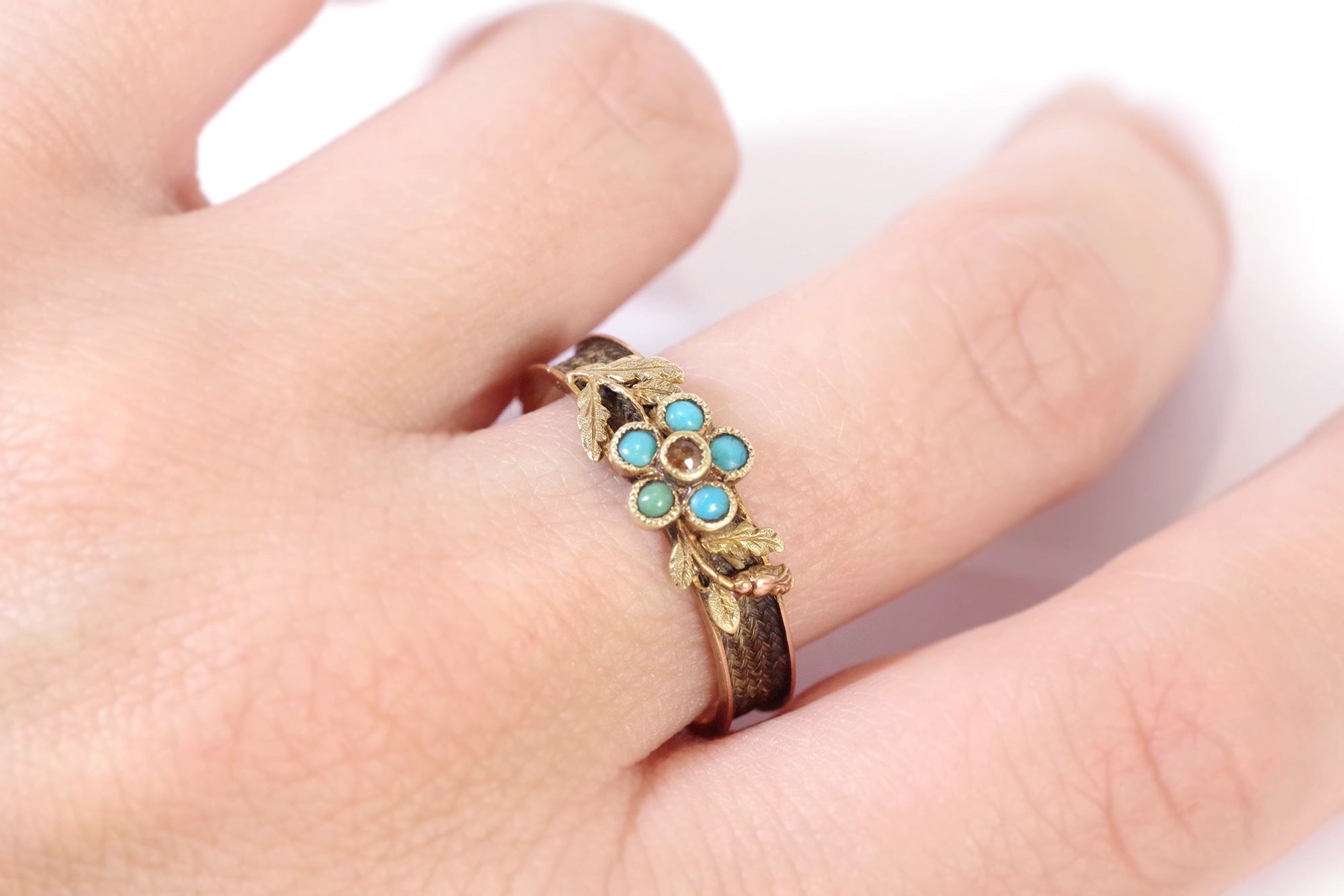 gold turquoise ring