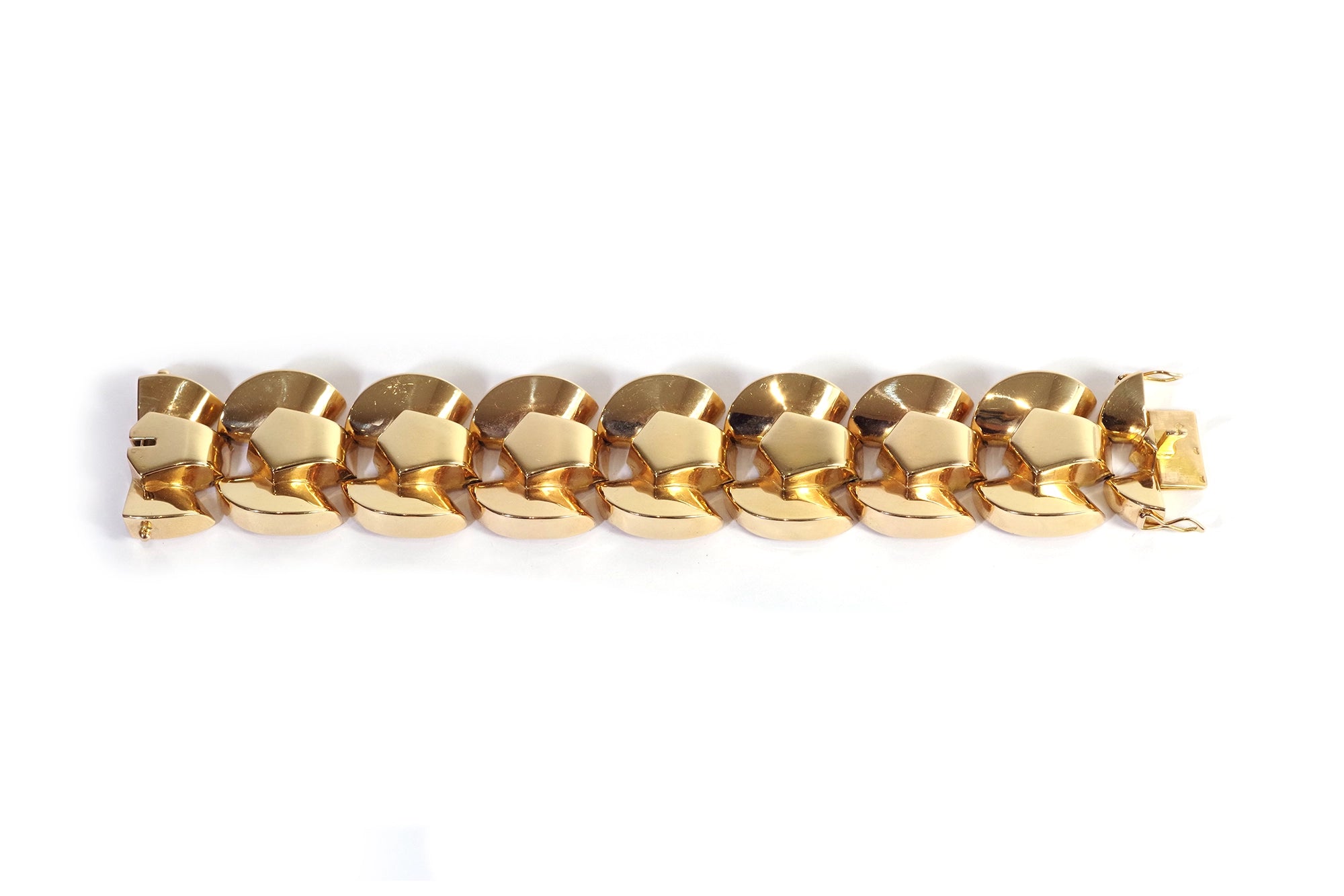 Retro Tank gold bracelet