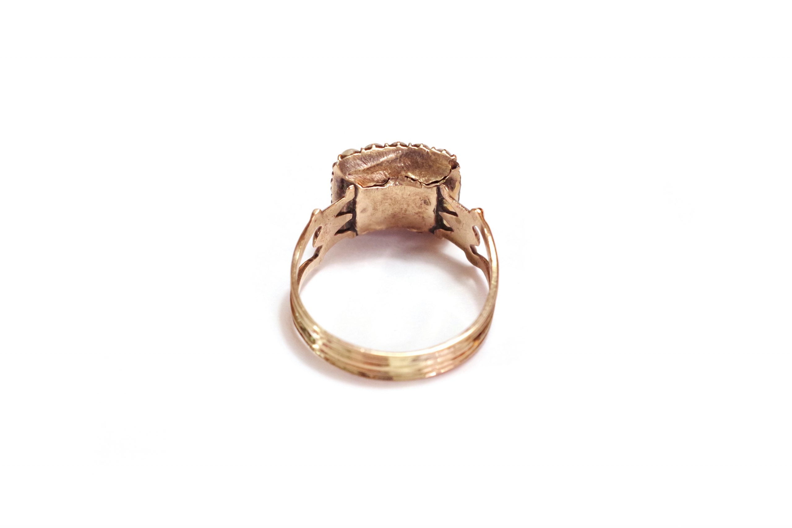 Georgian memento mori ring