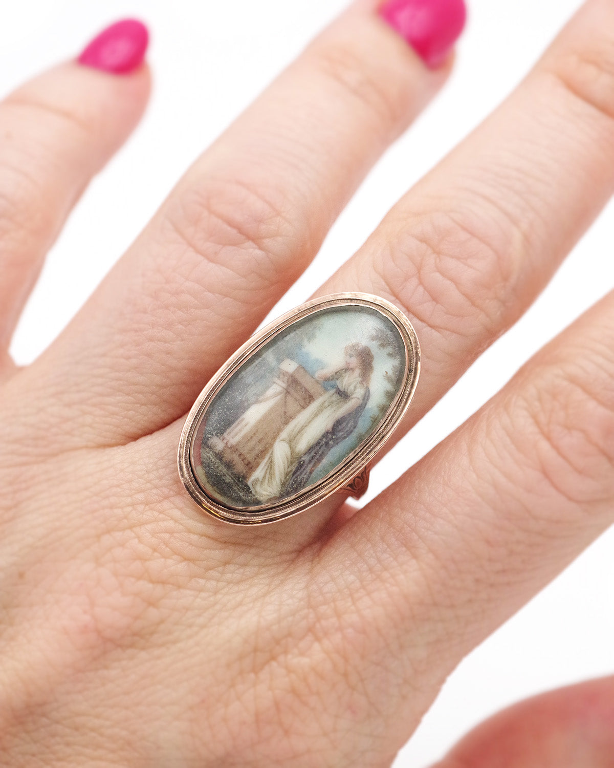 Antique georgian ring in gold