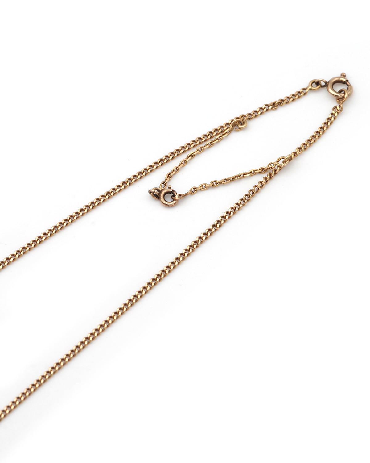 Gold curb chain