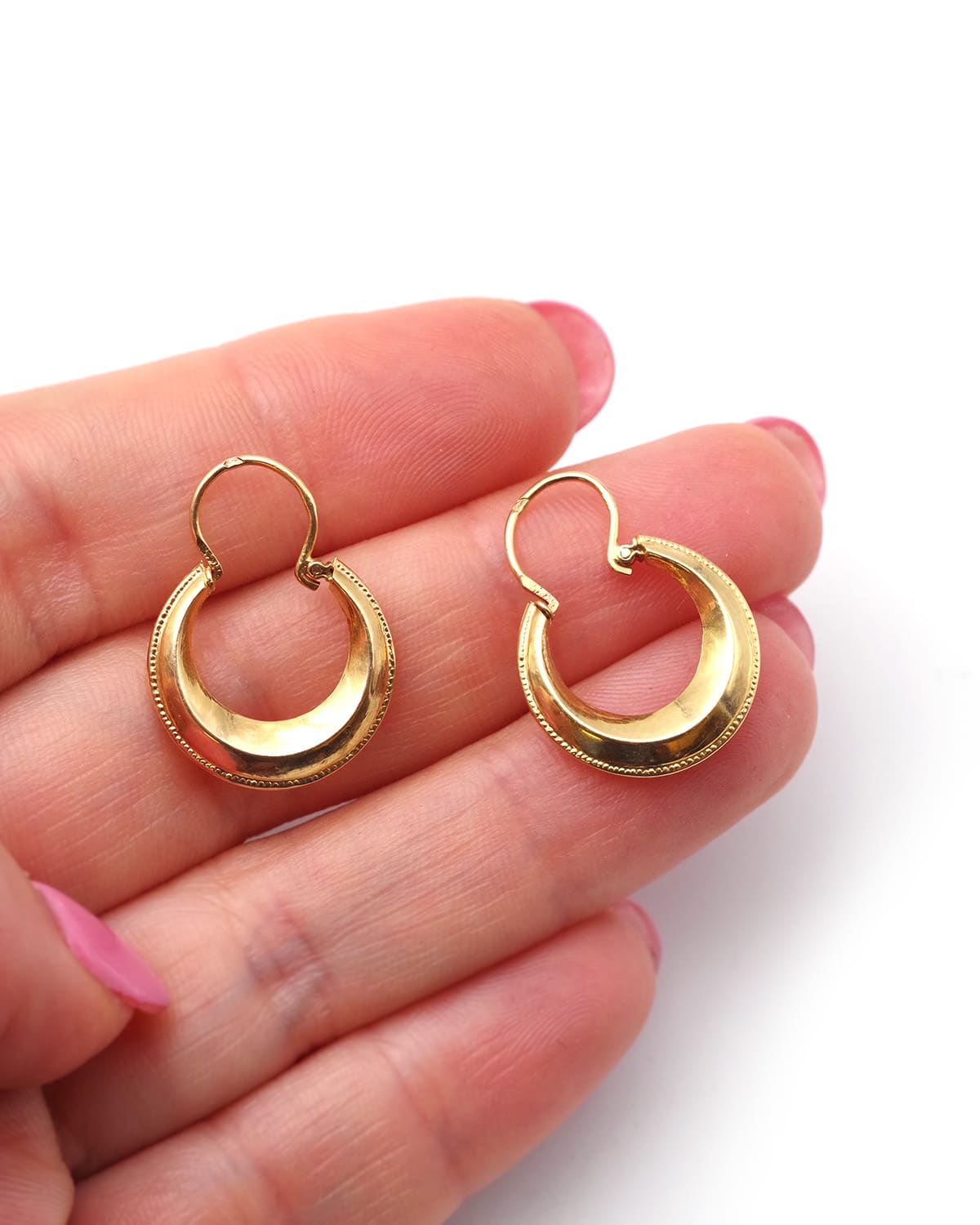 Créoles en or 18k