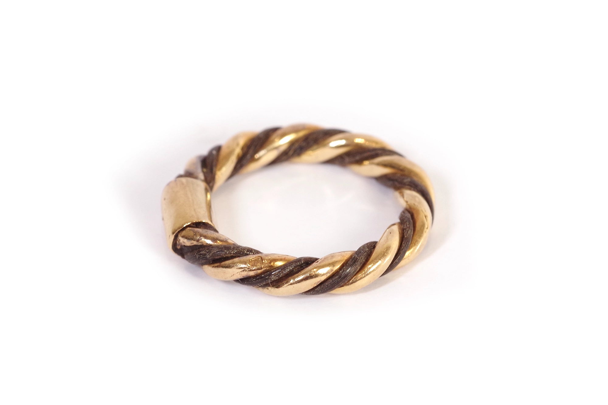 edwardian gold twist ring