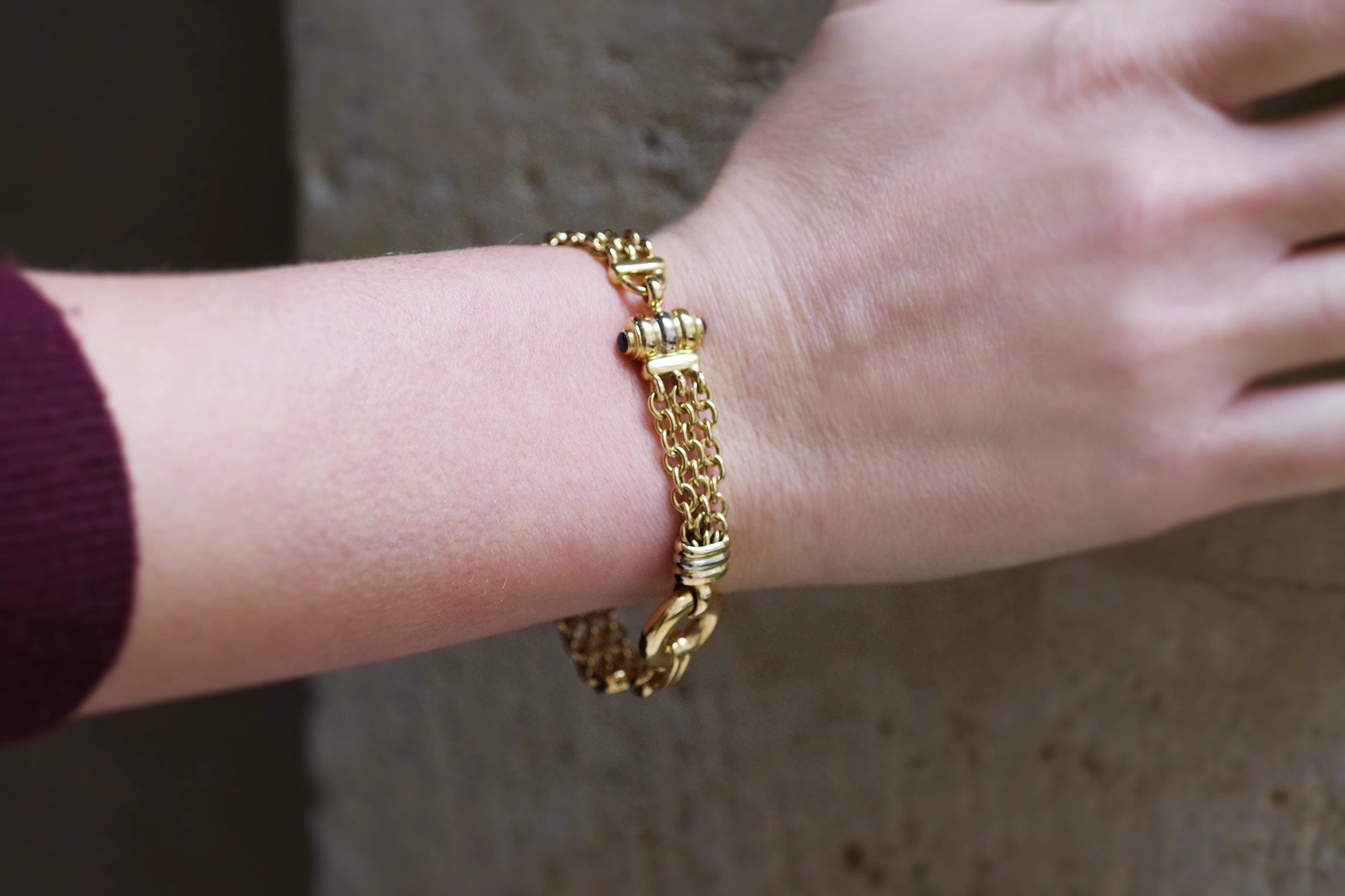 gold chain bracelet